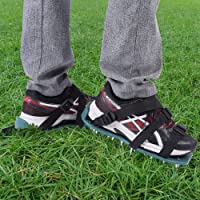 Jacksking Herramienta de jardinería- Zapatos tachonados para césped- Zapatos tachonados para aireador con Buena…